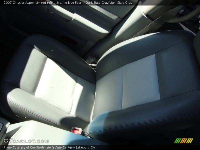 Marine Blue Pearl / Dark Slate Gray/Light Slate Gray 2007 Chrysler Aspen Limited HEMI