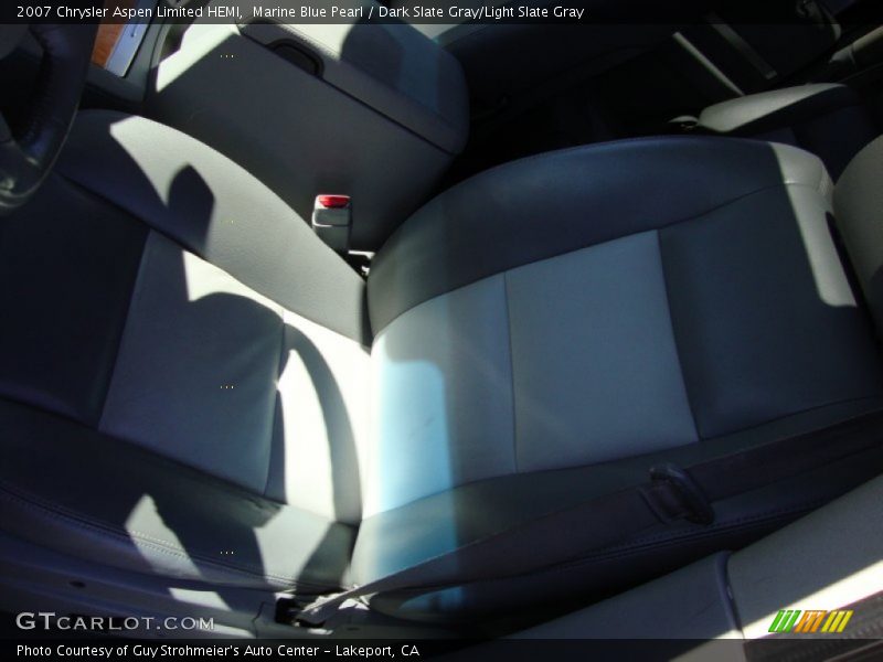 Marine Blue Pearl / Dark Slate Gray/Light Slate Gray 2007 Chrysler Aspen Limited HEMI
