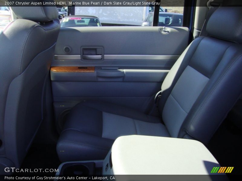 Marine Blue Pearl / Dark Slate Gray/Light Slate Gray 2007 Chrysler Aspen Limited HEMI