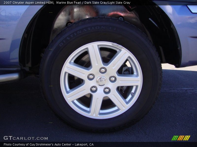 Marine Blue Pearl / Dark Slate Gray/Light Slate Gray 2007 Chrysler Aspen Limited HEMI