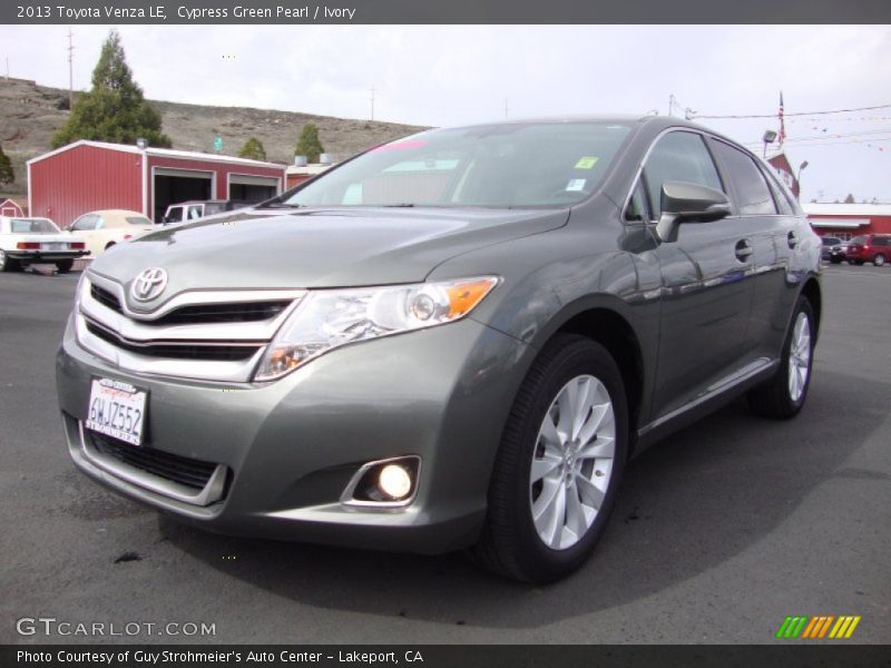 Cypress Green Pearl / Ivory 2013 Toyota Venza LE