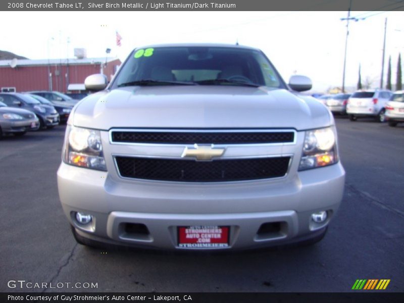 Silver Birch Metallic / Light Titanium/Dark Titanium 2008 Chevrolet Tahoe LT