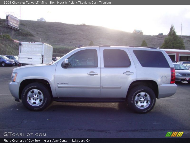 Silver Birch Metallic / Light Titanium/Dark Titanium 2008 Chevrolet Tahoe LT