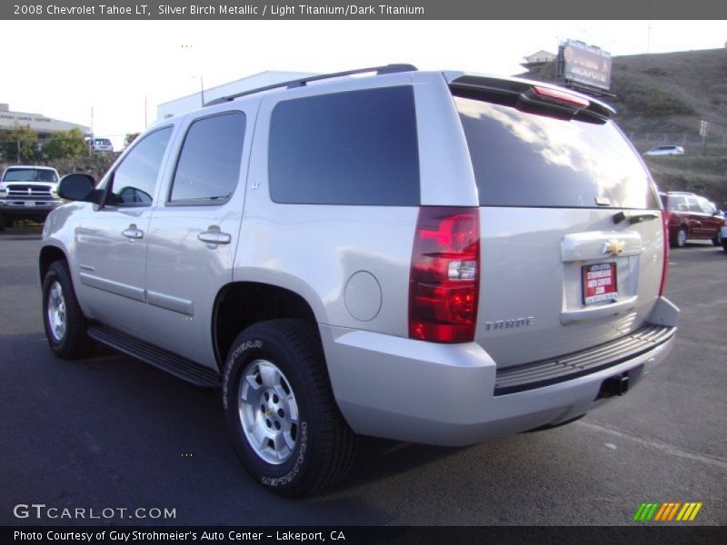 Silver Birch Metallic / Light Titanium/Dark Titanium 2008 Chevrolet Tahoe LT