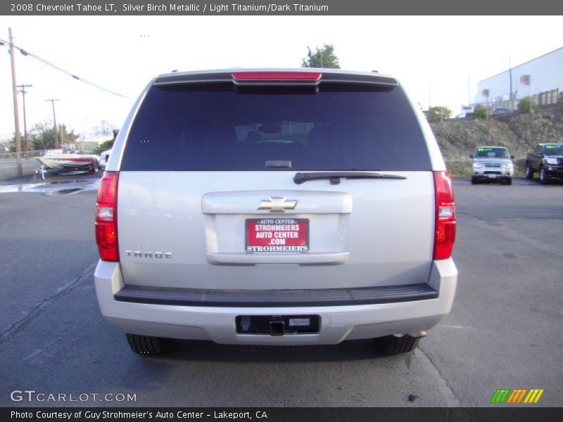 Silver Birch Metallic / Light Titanium/Dark Titanium 2008 Chevrolet Tahoe LT