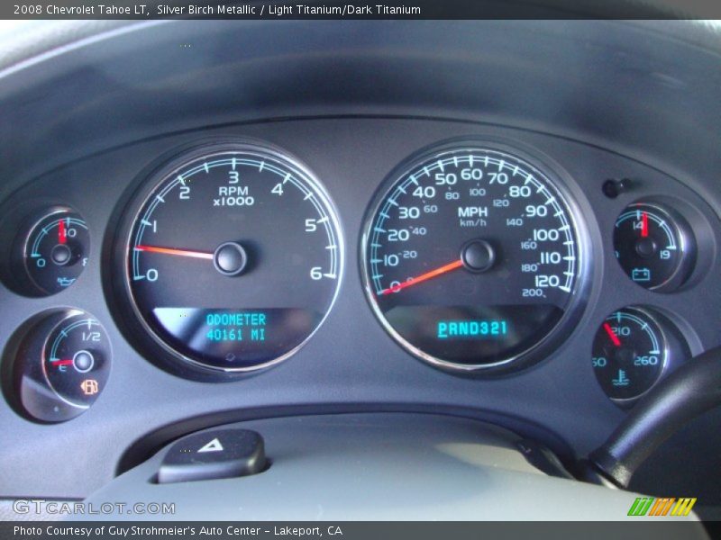 Silver Birch Metallic / Light Titanium/Dark Titanium 2008 Chevrolet Tahoe LT