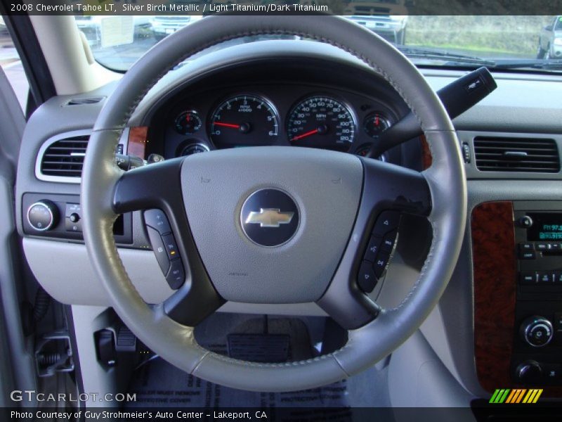 Silver Birch Metallic / Light Titanium/Dark Titanium 2008 Chevrolet Tahoe LT