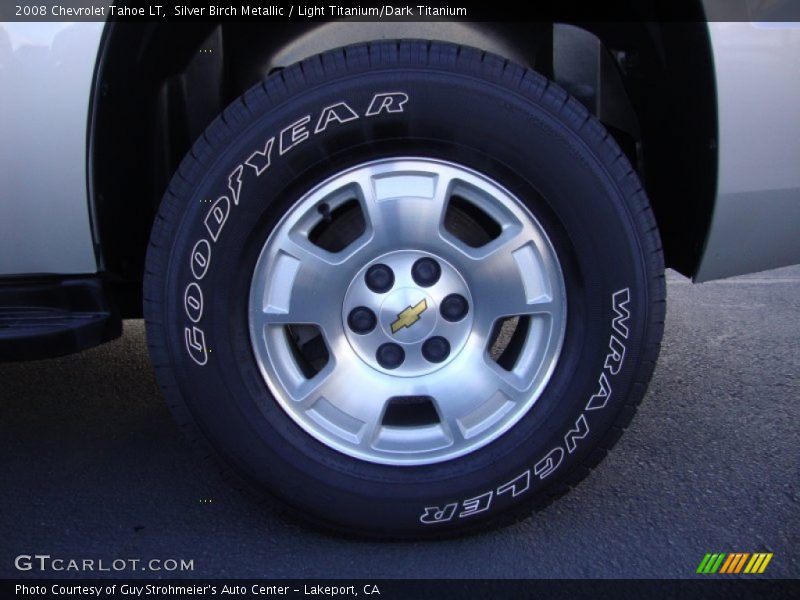 Silver Birch Metallic / Light Titanium/Dark Titanium 2008 Chevrolet Tahoe LT