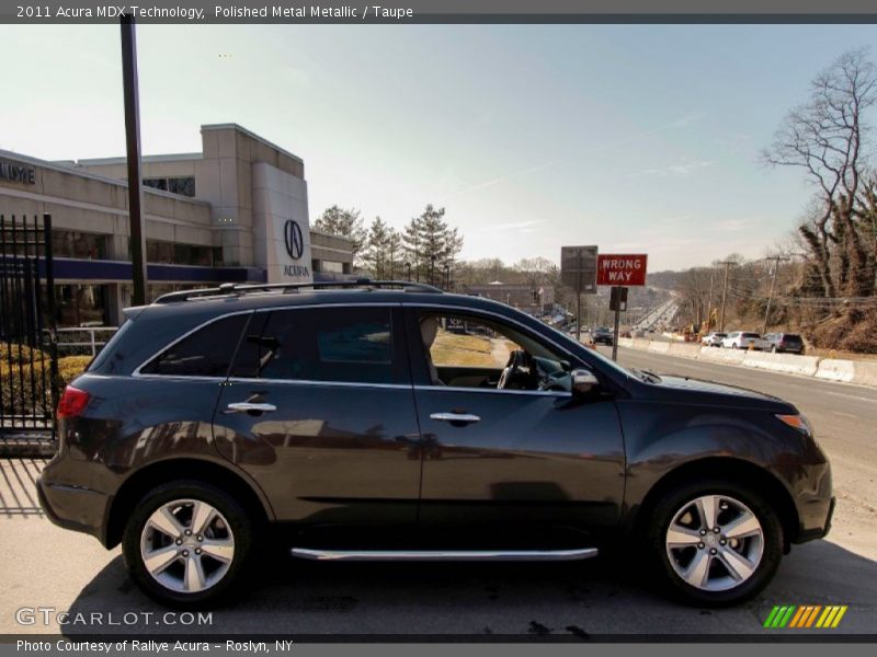 Polished Metal Metallic / Taupe 2011 Acura MDX Technology