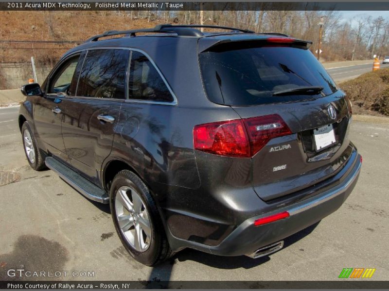 Polished Metal Metallic / Taupe 2011 Acura MDX Technology
