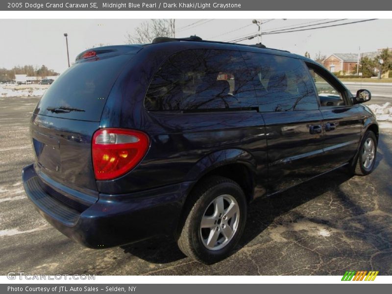 Midnight Blue Pearl / Dark Khaki/Light Graystone 2005 Dodge Grand Caravan SE