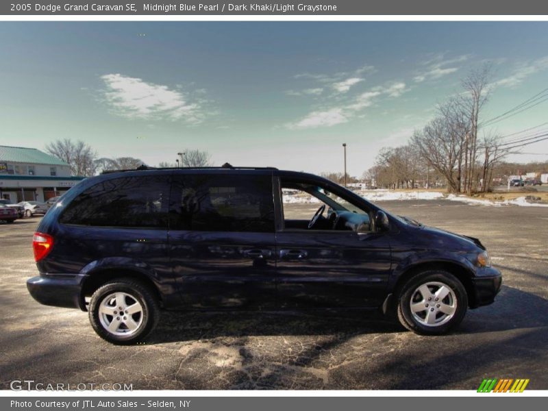 Midnight Blue Pearl / Dark Khaki/Light Graystone 2005 Dodge Grand Caravan SE