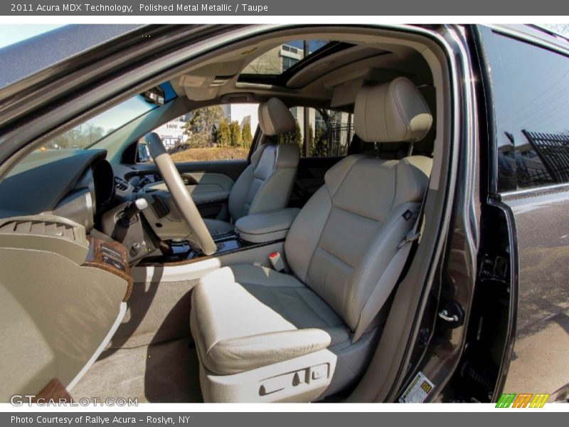Polished Metal Metallic / Taupe 2011 Acura MDX Technology