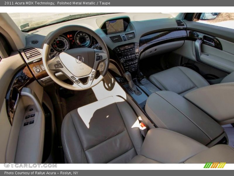 Polished Metal Metallic / Taupe 2011 Acura MDX Technology