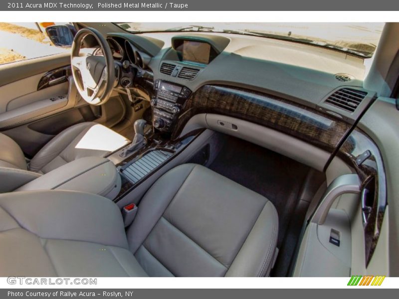 Polished Metal Metallic / Taupe 2011 Acura MDX Technology