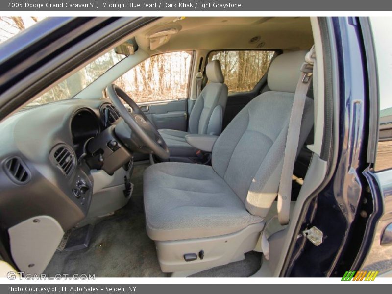 Midnight Blue Pearl / Dark Khaki/Light Graystone 2005 Dodge Grand Caravan SE