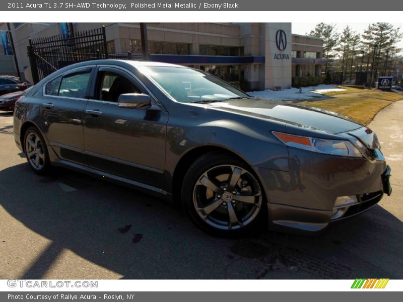 Polished Metal Metallic / Ebony Black 2011 Acura TL 3.7 SH-AWD Technology