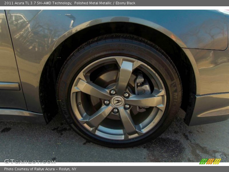 Polished Metal Metallic / Ebony Black 2011 Acura TL 3.7 SH-AWD Technology