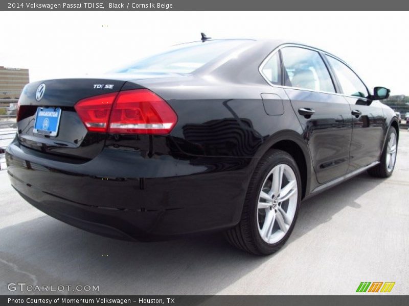 Black / Cornsilk Beige 2014 Volkswagen Passat TDI SE