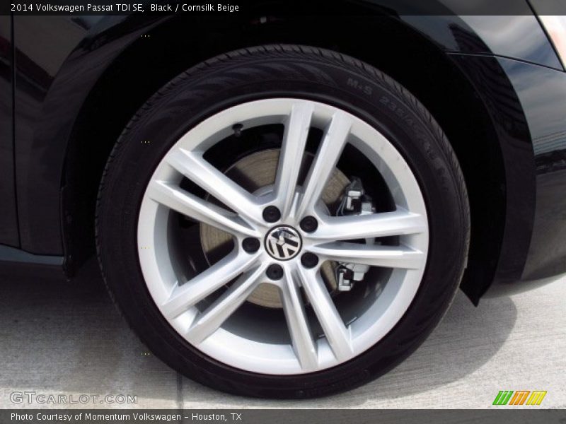 Black / Cornsilk Beige 2014 Volkswagen Passat TDI SE