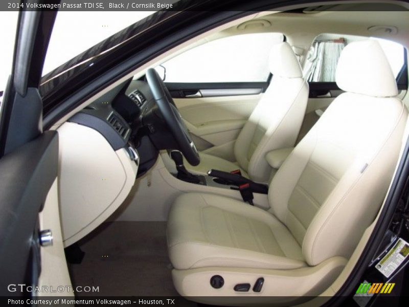 Black / Cornsilk Beige 2014 Volkswagen Passat TDI SE