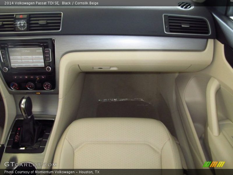Black / Cornsilk Beige 2014 Volkswagen Passat TDI SE