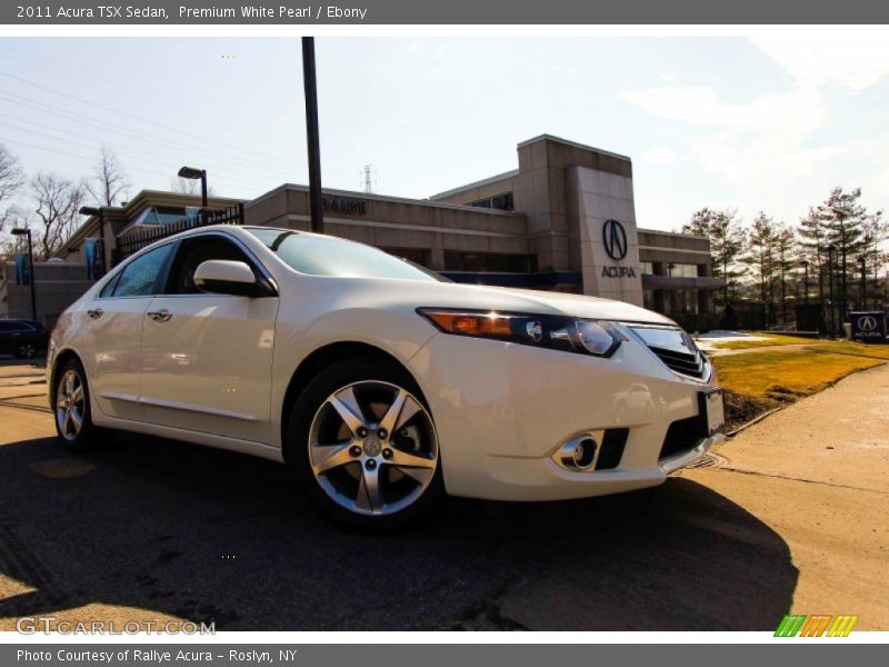 Premium White Pearl / Ebony 2011 Acura TSX Sedan