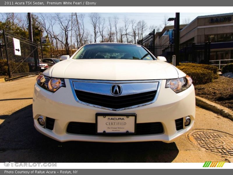 Premium White Pearl / Ebony 2011 Acura TSX Sedan