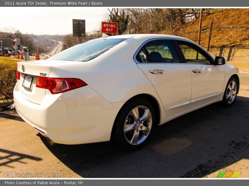 Premium White Pearl / Ebony 2011 Acura TSX Sedan