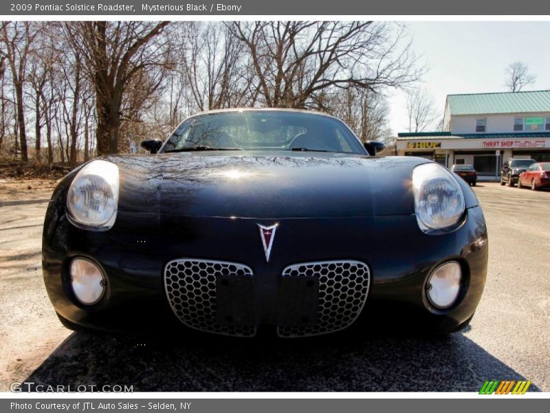 Mysterious Black / Ebony 2009 Pontiac Solstice Roadster