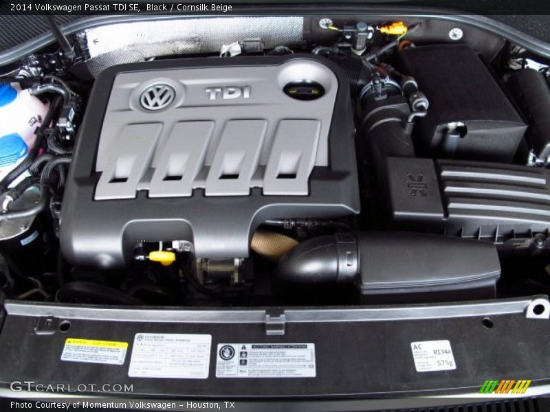 Black / Cornsilk Beige 2014 Volkswagen Passat TDI SE