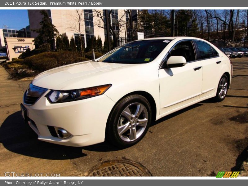 Premium White Pearl / Ebony 2011 Acura TSX Sedan