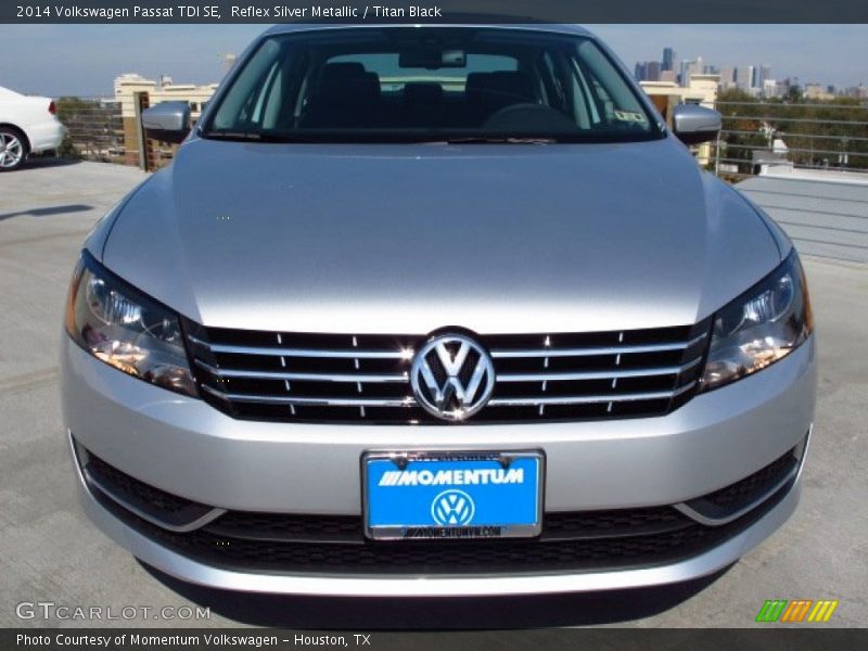 Reflex Silver Metallic / Titan Black 2014 Volkswagen Passat TDI SE
