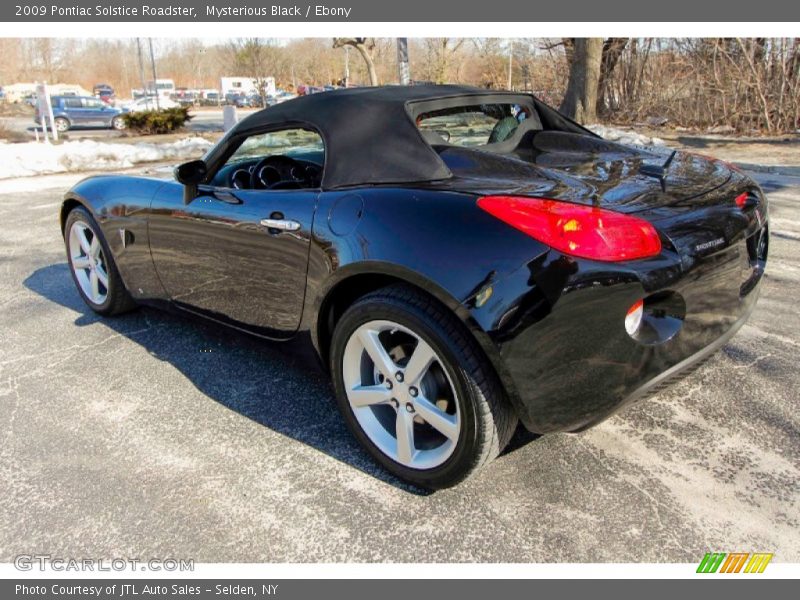 Mysterious Black / Ebony 2009 Pontiac Solstice Roadster