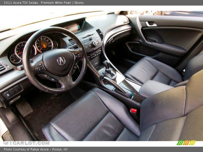 Premium White Pearl / Ebony 2011 Acura TSX Sedan