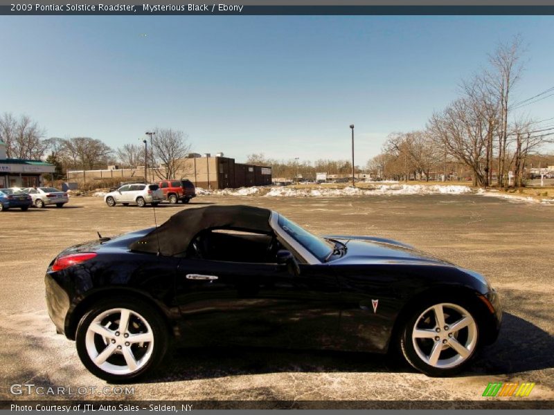 Mysterious Black / Ebony 2009 Pontiac Solstice Roadster