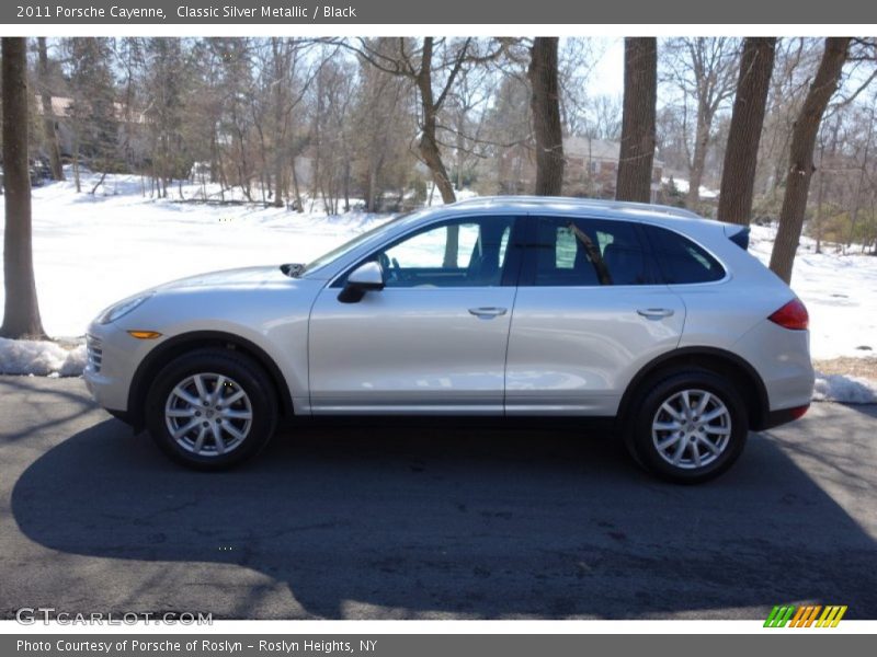 Classic Silver Metallic / Black 2011 Porsche Cayenne