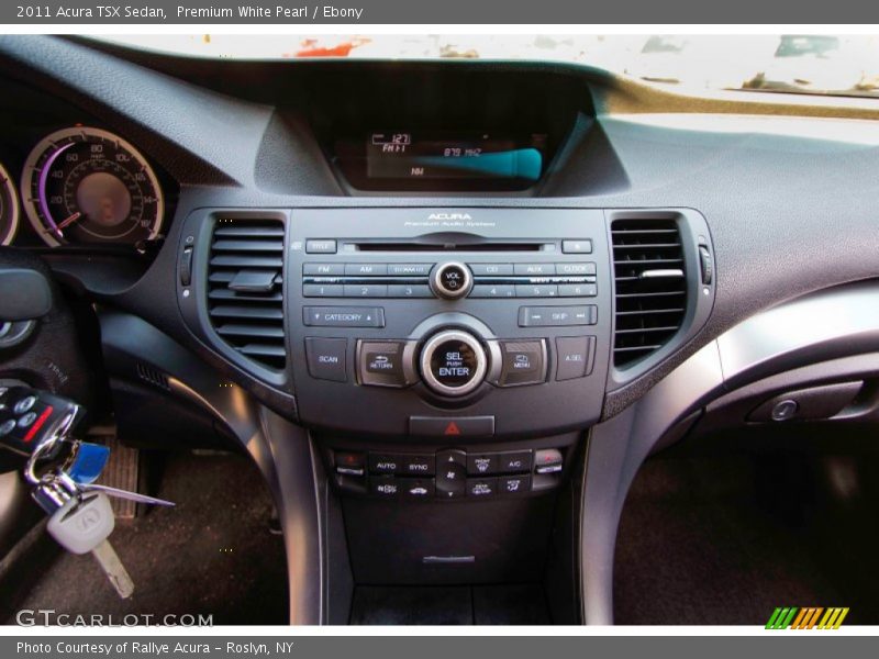 Premium White Pearl / Ebony 2011 Acura TSX Sedan