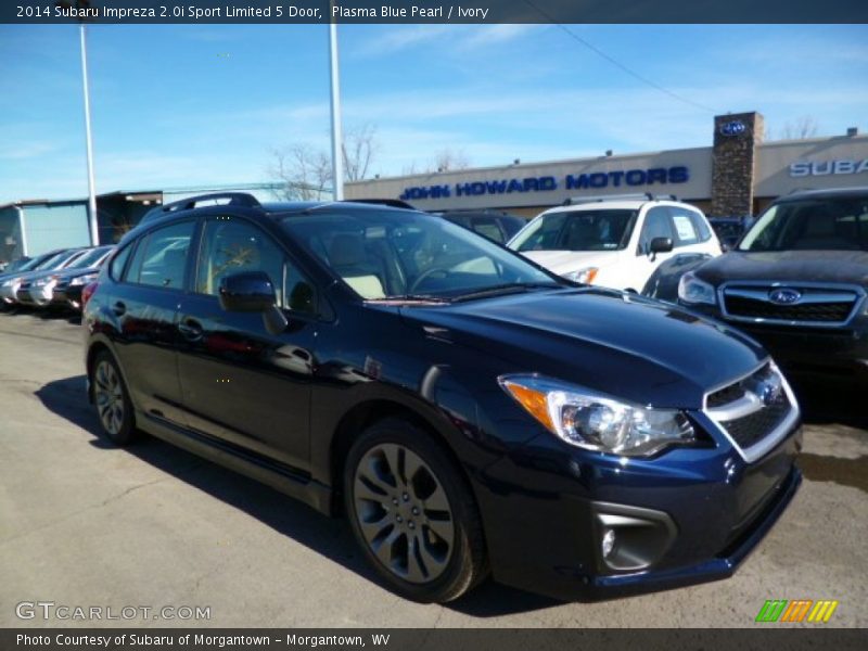 Plasma Blue Pearl / Ivory 2014 Subaru Impreza 2.0i Sport Limited 5 Door