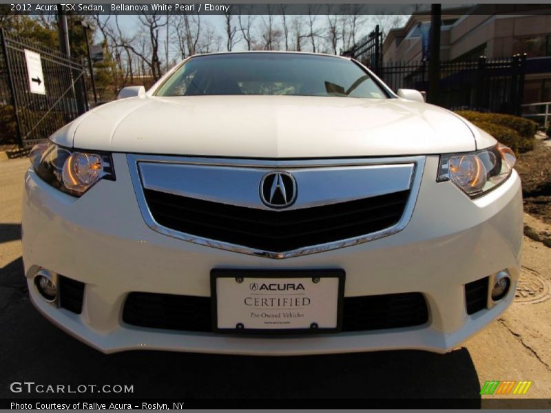 Bellanova White Pearl / Ebony 2012 Acura TSX Sedan