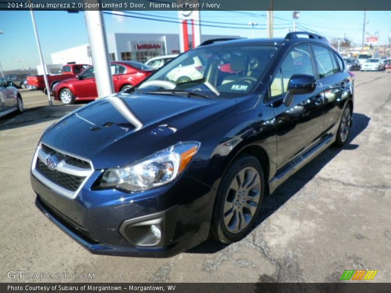 Plasma Blue Pearl / Ivory 2014 Subaru Impreza 2.0i Sport Limited 5 Door