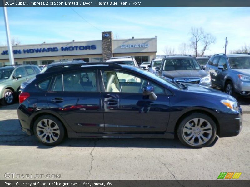 Plasma Blue Pearl / Ivory 2014 Subaru Impreza 2.0i Sport Limited 5 Door