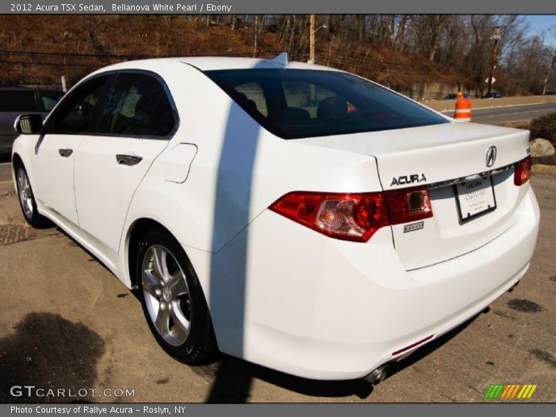 Bellanova White Pearl / Ebony 2012 Acura TSX Sedan