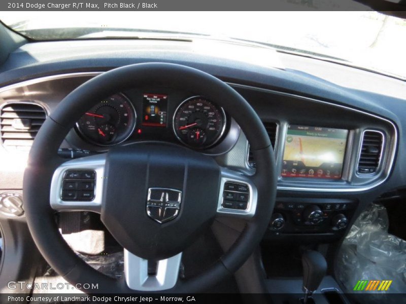 Pitch Black / Black 2014 Dodge Charger R/T Max