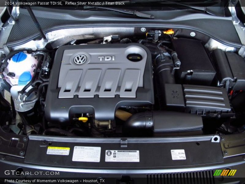 Reflex Silver Metallic / Titan Black 2014 Volkswagen Passat TDI SE