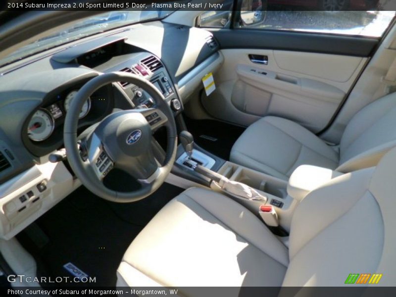 Plasma Blue Pearl / Ivory 2014 Subaru Impreza 2.0i Sport Limited 5 Door