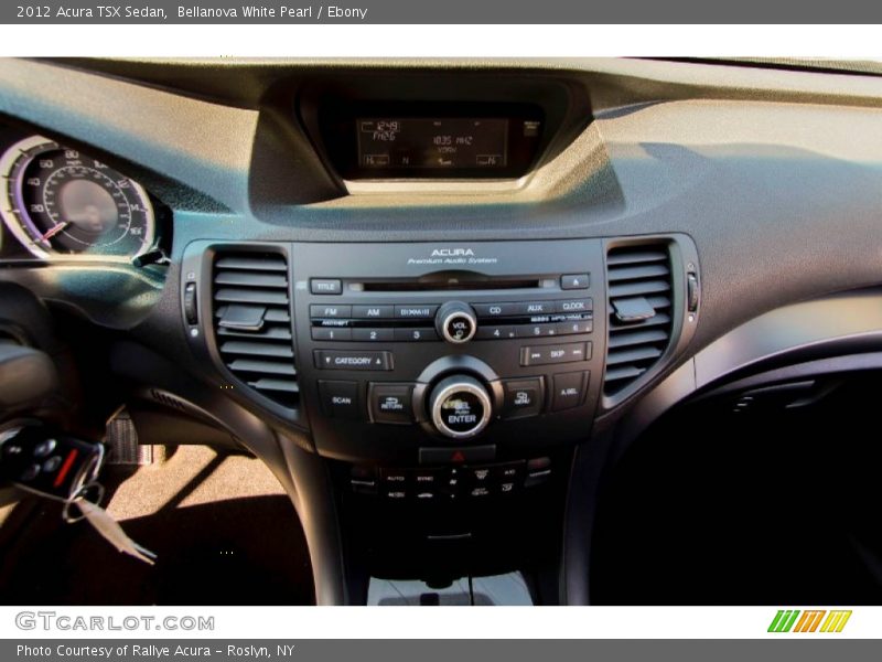 Bellanova White Pearl / Ebony 2012 Acura TSX Sedan