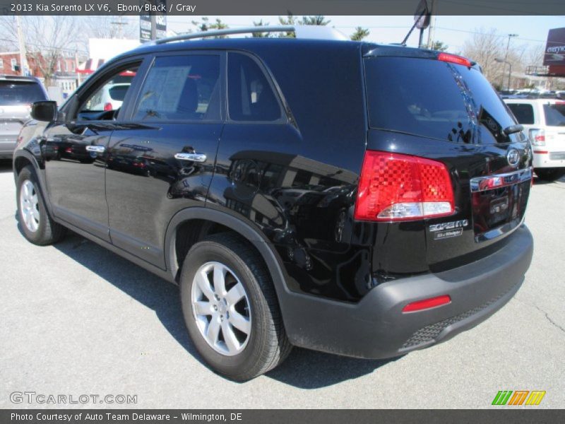 Ebony Black / Gray 2013 Kia Sorento LX V6