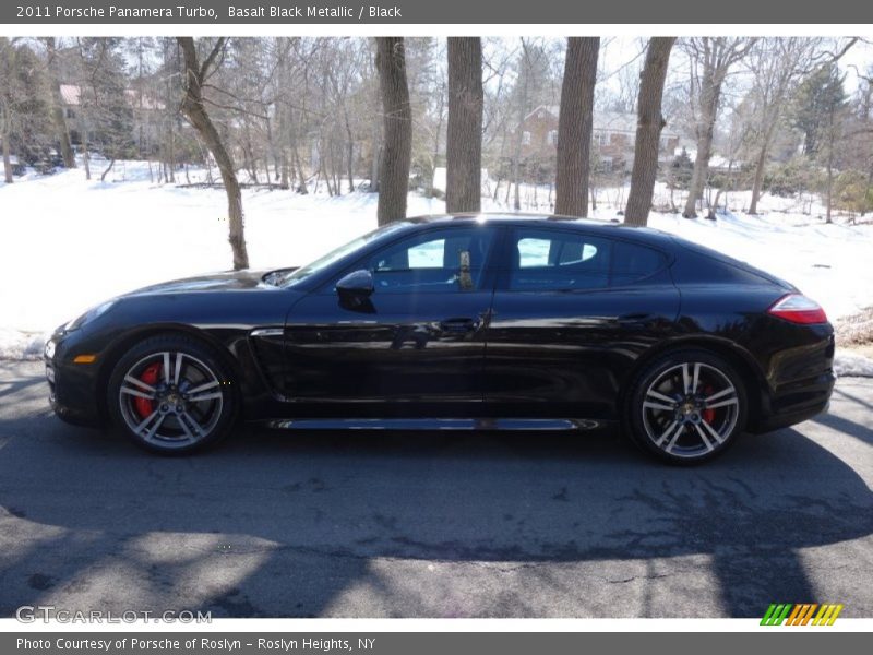 Basalt Black Metallic / Black 2011 Porsche Panamera Turbo