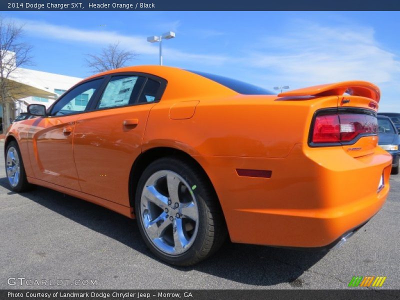  2014 Charger SXT Header Orange